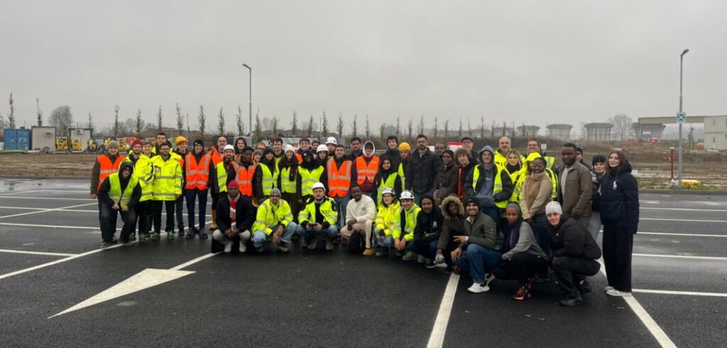 Studenti dell’università di Parma in visita al cantiere